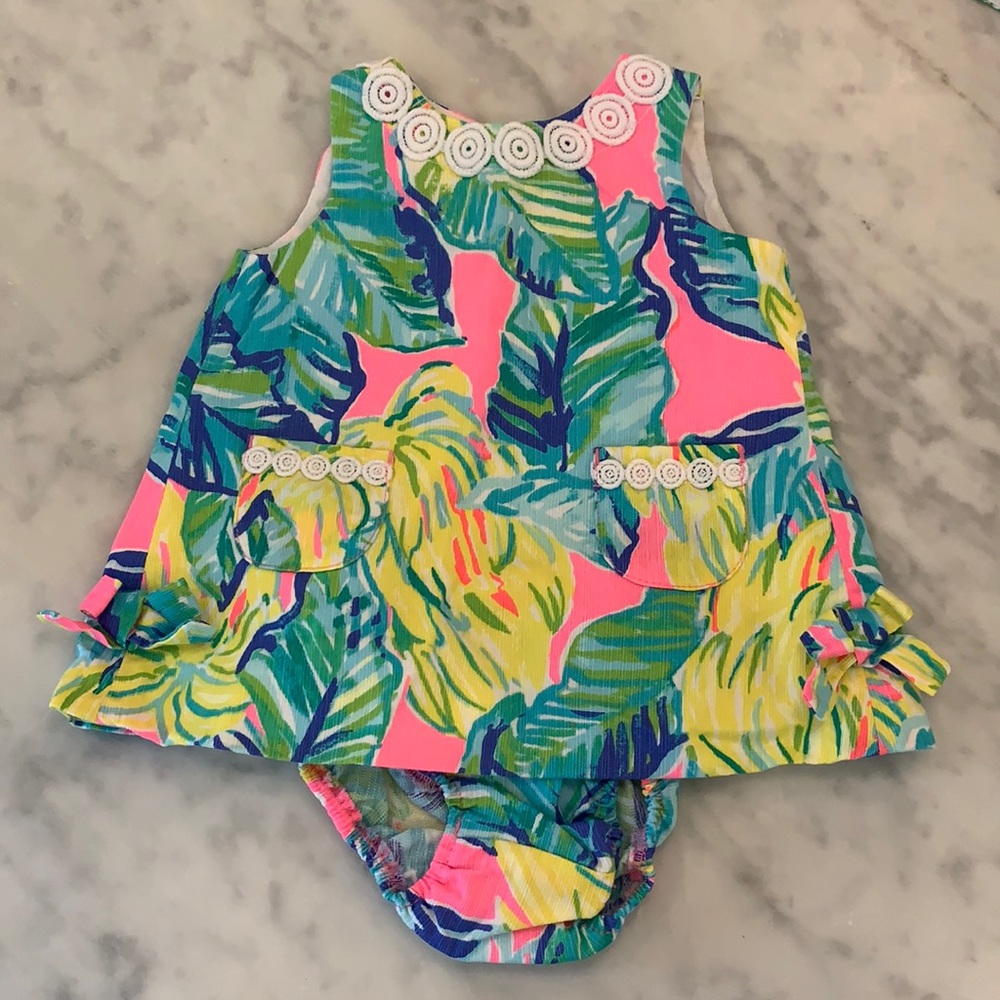 Lilly Pulitzer 3-6 Months Shift Dress w Bloomers